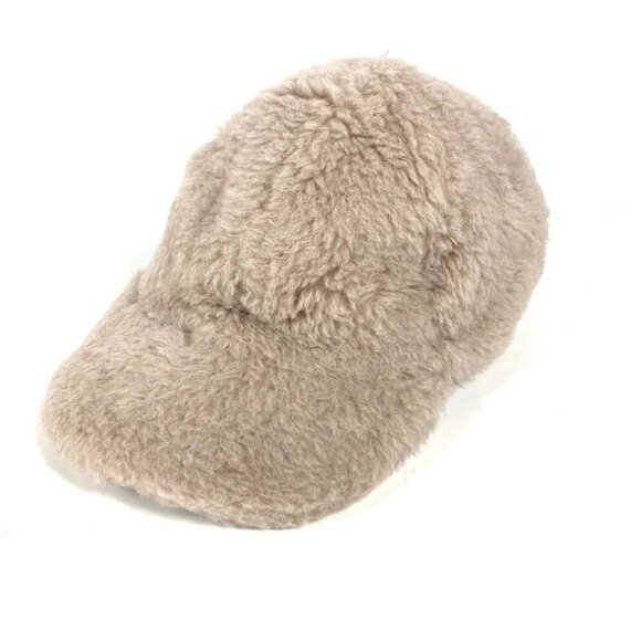 MAX MARA Fur Moko Moko Teddy hat cap baseball cap wool / silk Beige main image 10